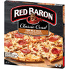 Red Baron Frozen Pizza Classic Crust Four Meat, 21.95 Oz