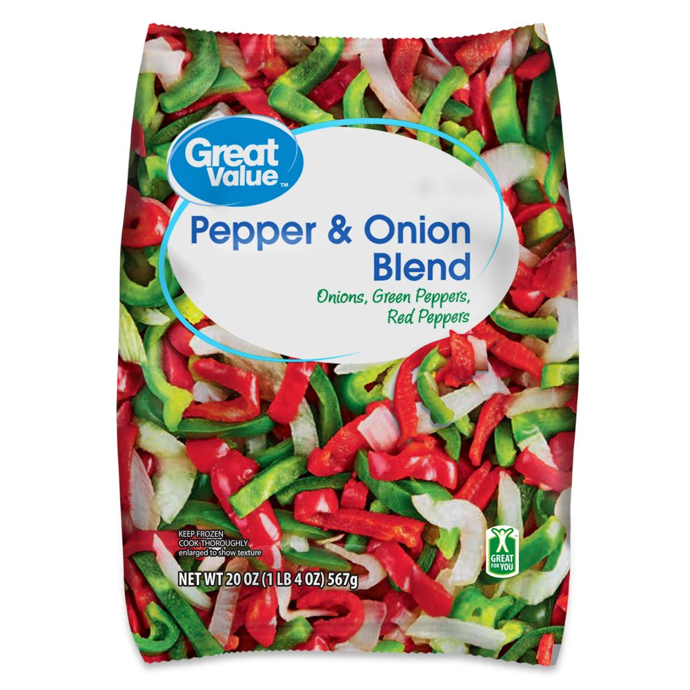 Great Value Frozen 20 Oz Pepper & Onion Blend 20 Oz