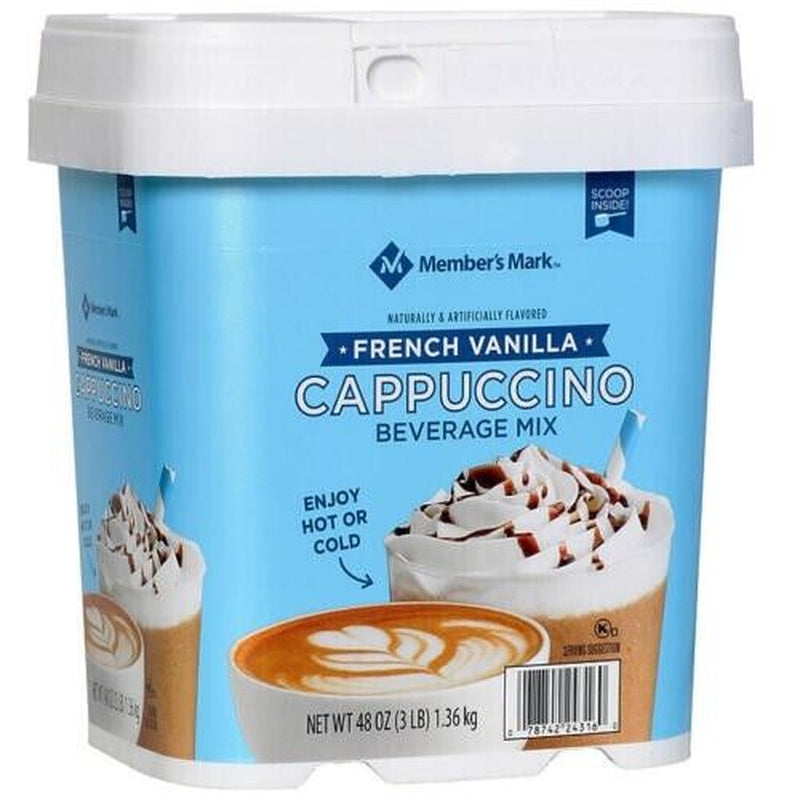 **2 Pack**Member'S Mark French Vanilla Cappuccino Beverage Mix (48 Oz.)