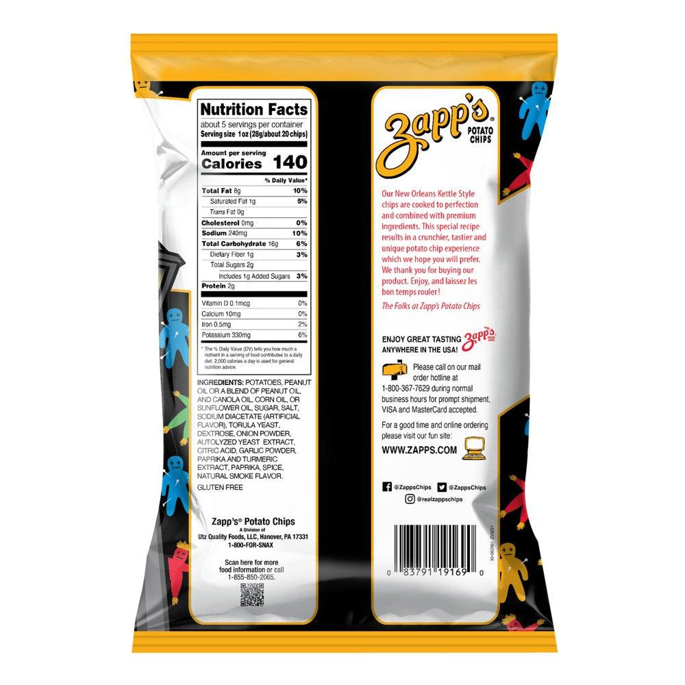 4.75 Oz Zapp'S Voodoo New Orleans Kettle Style Potato Chips