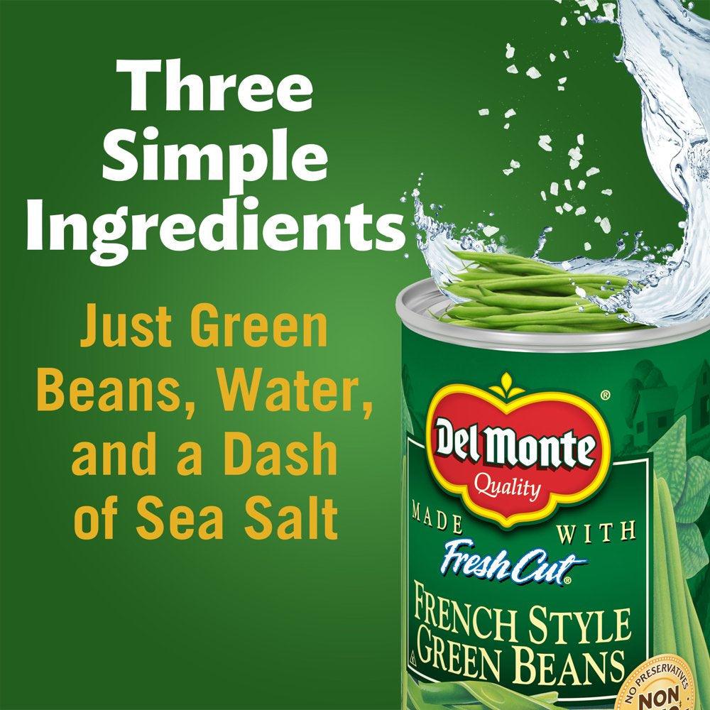 (4 Cans) Del Monte French Style Green Beans, 14.5 Oz Can