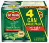 (4 Cans) Del Monte Green Beans No Salt Added, 14.5 Oz Can