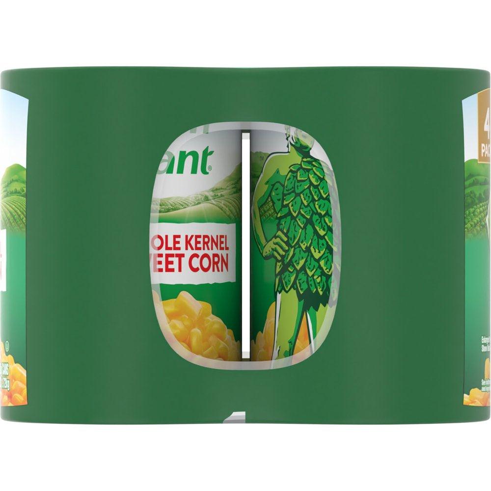 (4 Cans) Green Giant Whole Kernel Sweet Corn, Shelf Stable, 15.25 Oz