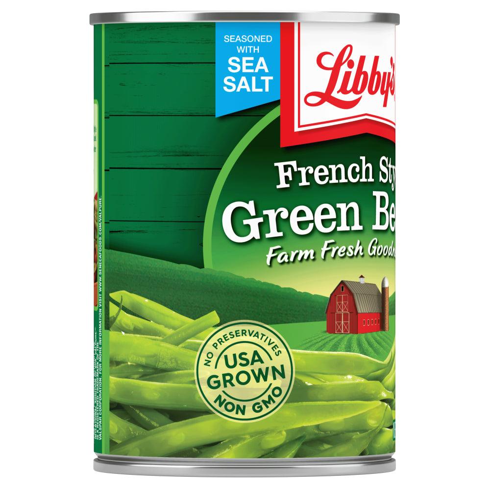 (4 Cans) Libby'S French Style Green Beans, Canned Vegetables, 14.5 Oz