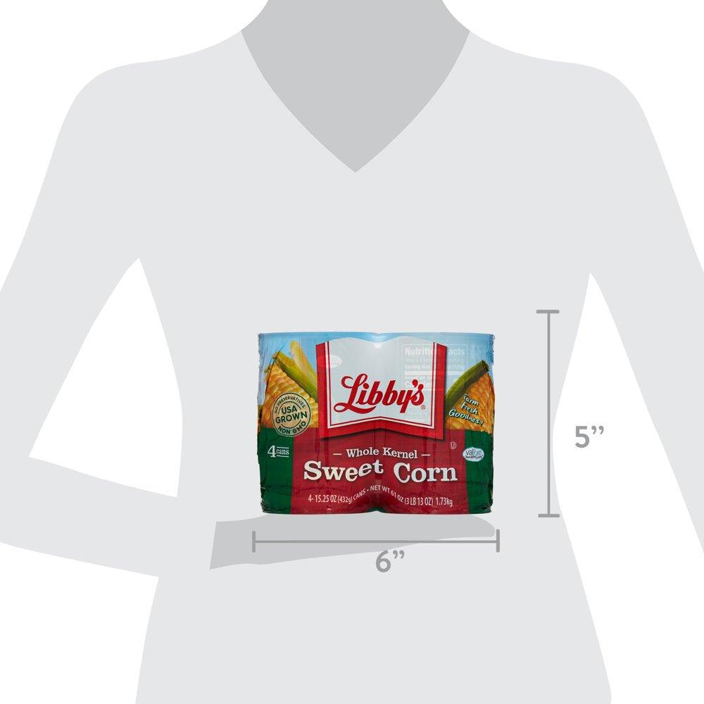 (4 Cans) Libby'S Whole Kernel Sweet Corn, 15 Oz