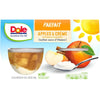 (4 Cups) Dole Fruit Bowls Apples and Crème Parfait, 4.3 Oz