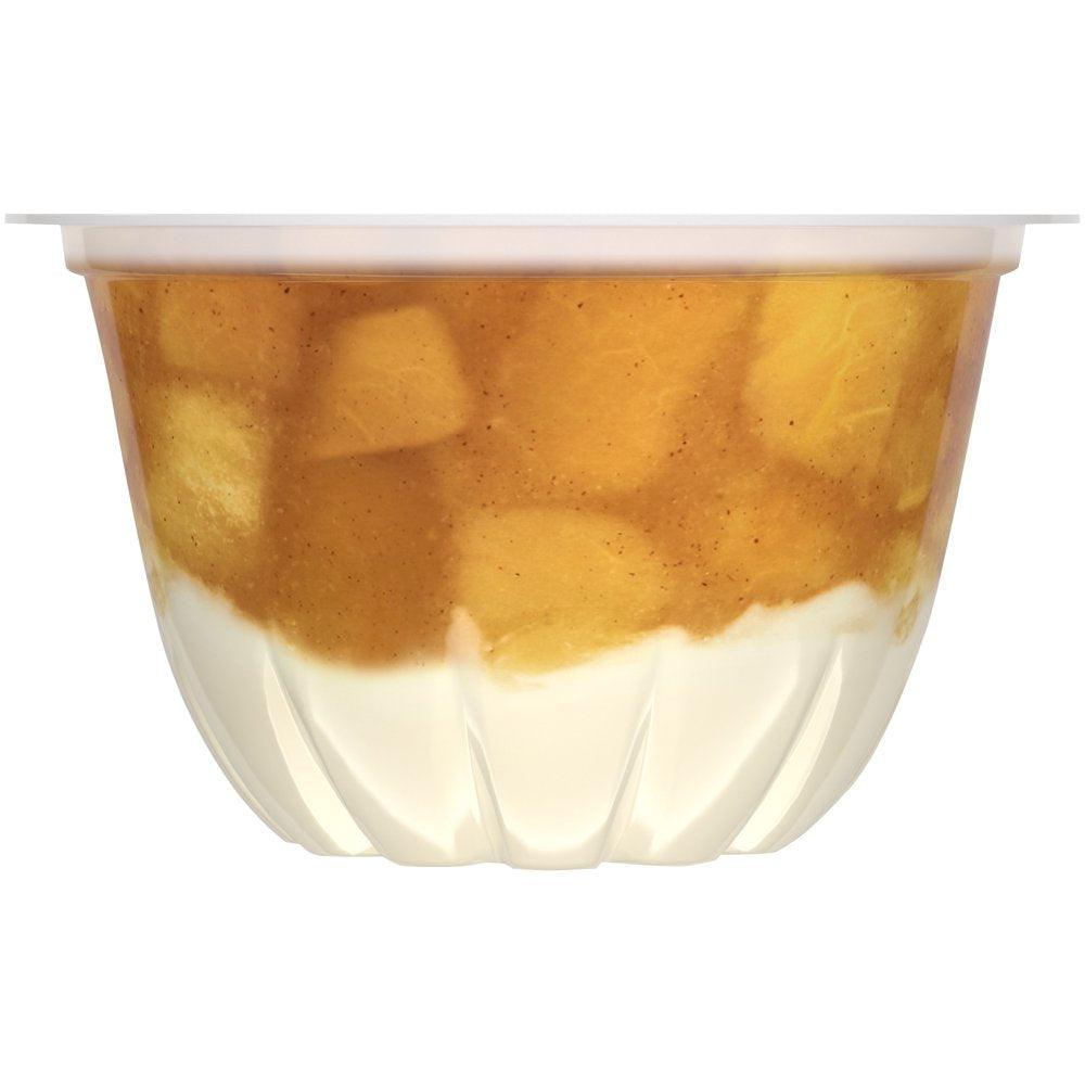 (4 Cups) Dole Fruit Bowls Apples and Crème Parfait, 4.3 Oz