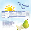 (4 Cups) Dole Fruit Bowls Diced Pears in 100% Fruit Juice, 4 Oz