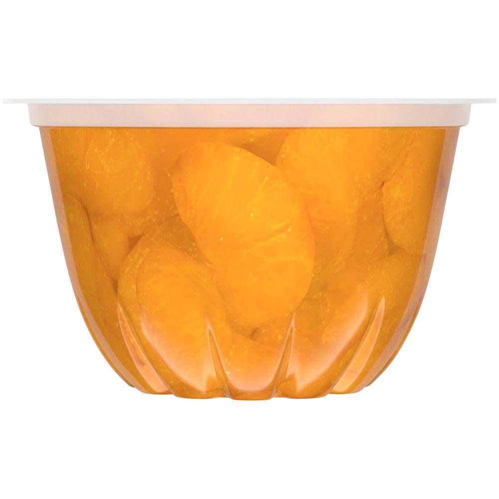 (4 Cups) Dole Fruit Bowls Mandarin Oranges in 100% Fruit Juice, 4 Oz