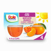 (4 Cups) Dole Fruit Bowls Mandarin Oranges in Orange Gel, 4.3 Oz