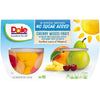 (4 Cups) Dole Fruit Bowls No Sugar Added Cherry Mixed Fruit in Water, 4 Oz