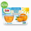 (4 Cups) Dole Fruit Bowls No Sugar Added Mandarin Oranges in Water, 4 Oz