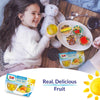 (4 Cups) Dole Fruit Bowls No Sugar Added Mixed Fruit in Cherry Gel, 4.3 Oz