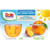 (4 Cups) Dole Fruit Bowls No Sugar Added Yellow Cling Diced Peaches in Water, 4 Oz