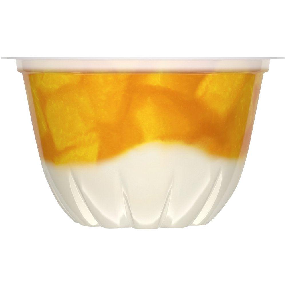 (4 Cups) Dole Fruit Bowls Peaches and Crème Parfait, 4.3 Oz