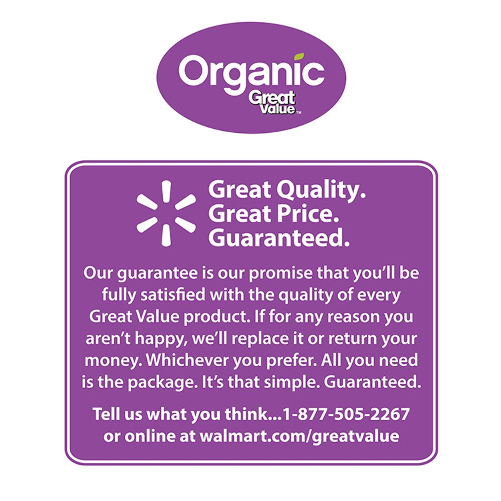 Great Value Organic Tomato Basil Pasta Sauce 24Oz