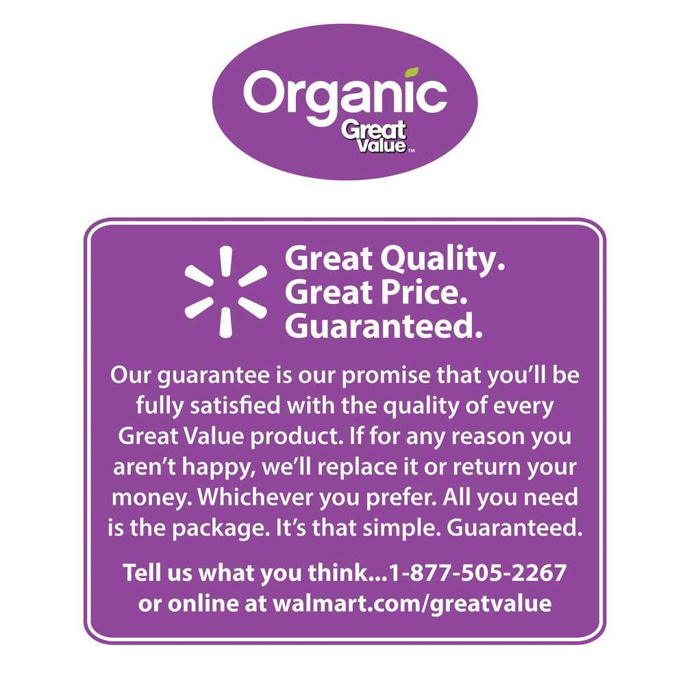 Great Value Organic Frozen Blueberries, 10 Oz