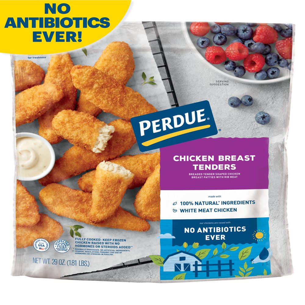 Perdue, No Antibiotics Ever, Frozen Breaded Chicken Breast Tenders, 29 Oz.