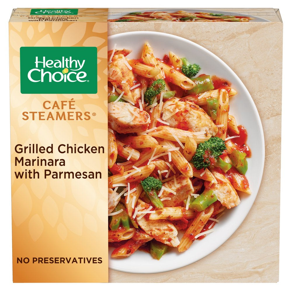 Healthy Choice Café Steamers Grilled Chicken Marinara with Parmesan, 9.5 Oz (Frozen)