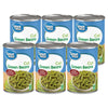 (6 Cans) Great Value Canned Cut Green Beans, 14.5 Oz