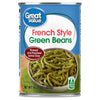 (6 Cans) Great Value Canned French Style Green Beans, 14.5 Oz