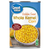 (6 Cans) Great Value Whole Kernel Corn, Canned Vegetables, 15.25 Oz