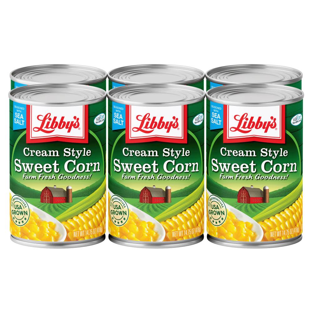 (6 Cans) Libby'S Cream Style Corn, 14.75 Oz