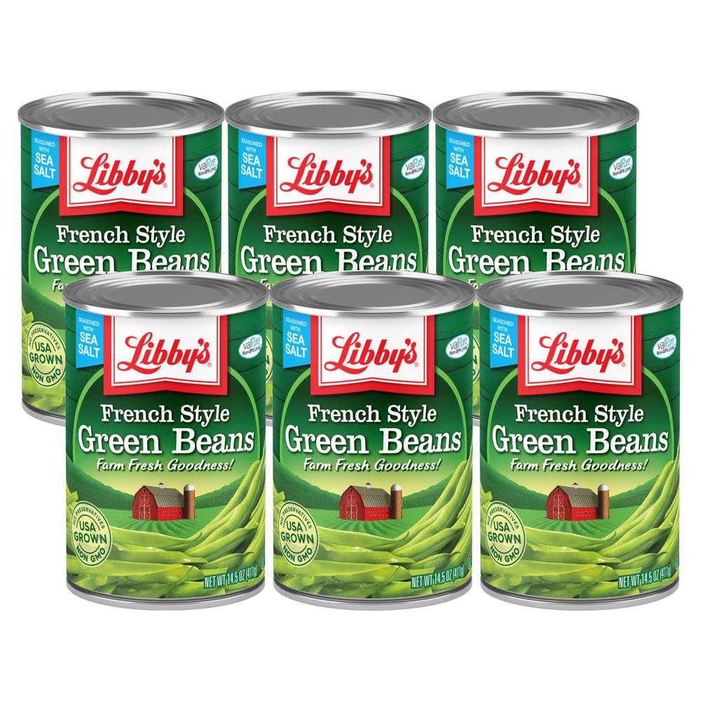 (6 Cans) Libby'S French Style Green Beans, 14.5 Oz