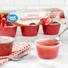 (6 Cups) Great Value Applesauce Strawberry, 4 Oz