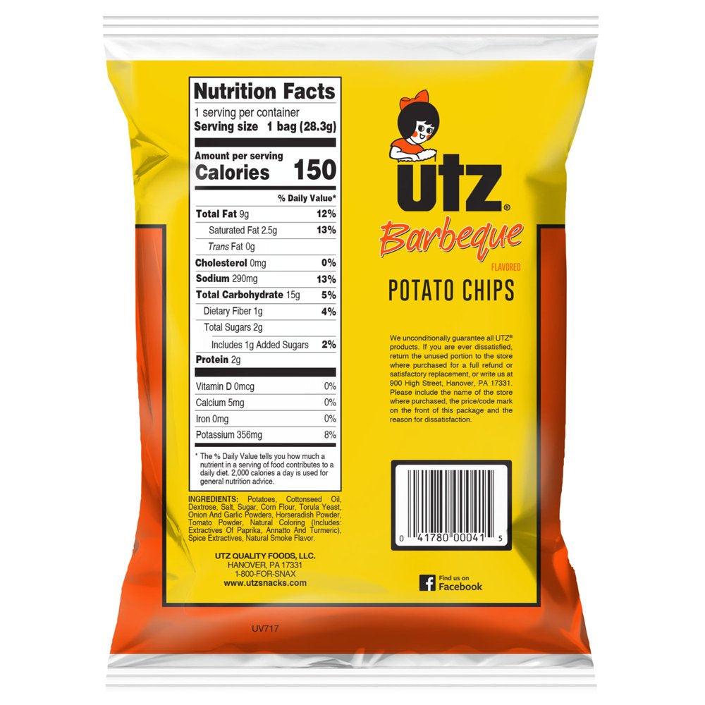 60 Ct Vending Services Box 1 Oz Utz Barbeque Potato Chips