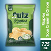 7.75 Oz Utz Ripples Sour Cream & Onion Potato Chips