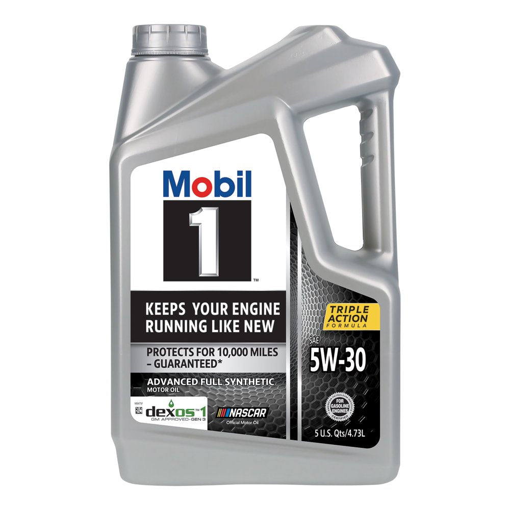 (4 Pack) Mobil 1 Advanced Full Synthetic Motor Oil 5W-30, 5 Qt (3 Pack)