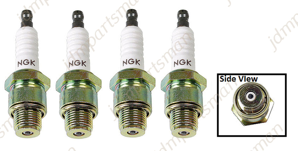 (4X) NGK BU8H (6431) Non-Resistor Spark Plug Pre-Gapped Fits Mercury & Mariner