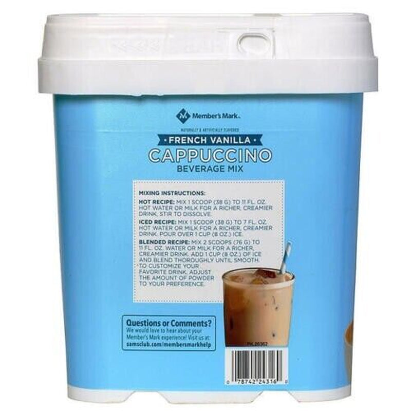 **2 Pack**Member'S Mark French Vanilla Cappuccino Beverage Mix (48 Oz.)