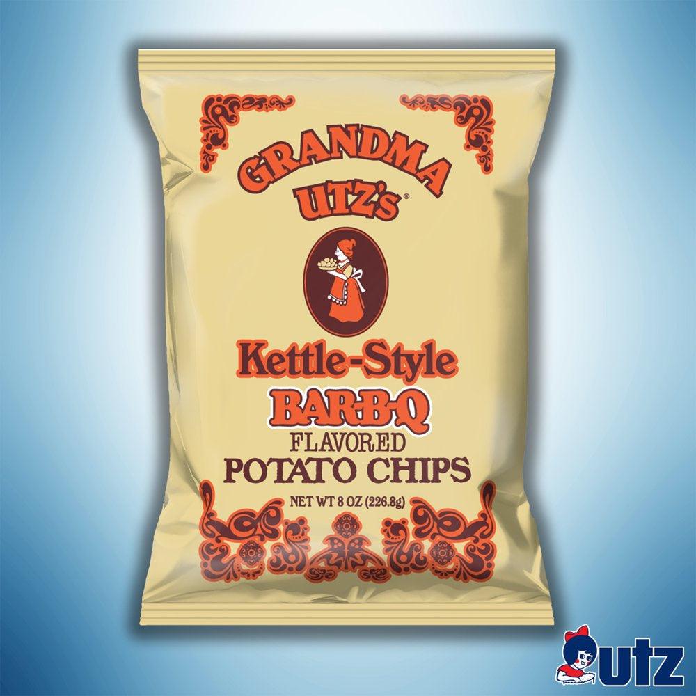 8 Oz Utz Grandma Bar-B-Q Kettle Style Potato Chips