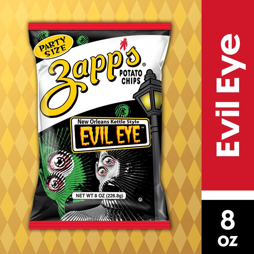 8 Oz Zapp'S Evil Eye New Orleans Kettle Style Potato Chips