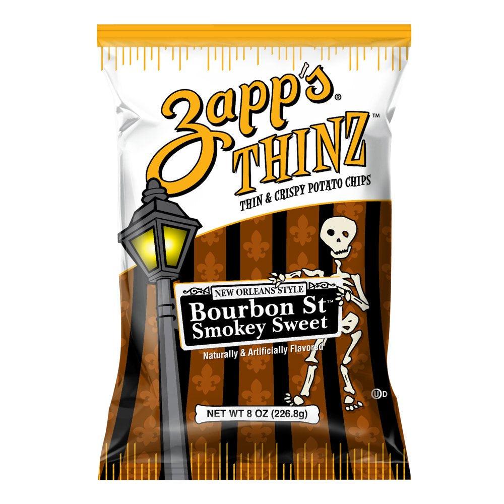 8 Oz Zapp'S Thinz New Orleans Style Bourbon St. Smokey Sweet Potato Chips