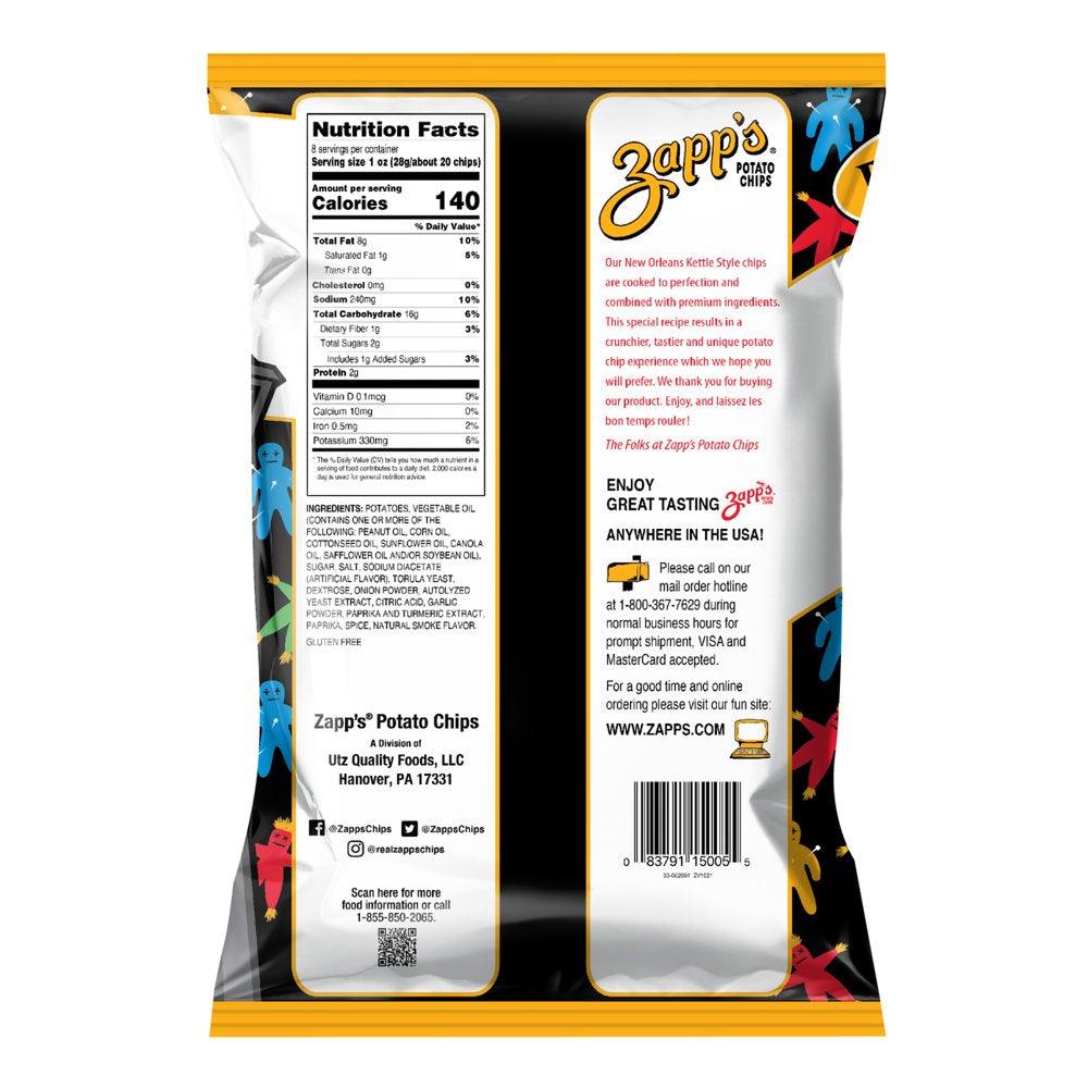 8 Oz Zapp'S Voodoo New Orleans Kettle Style Potato Chips