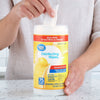 Great Value Lemon Scent Disinfecting Wipes, 75 Count, 1 Lbs, 5.5 Ounce