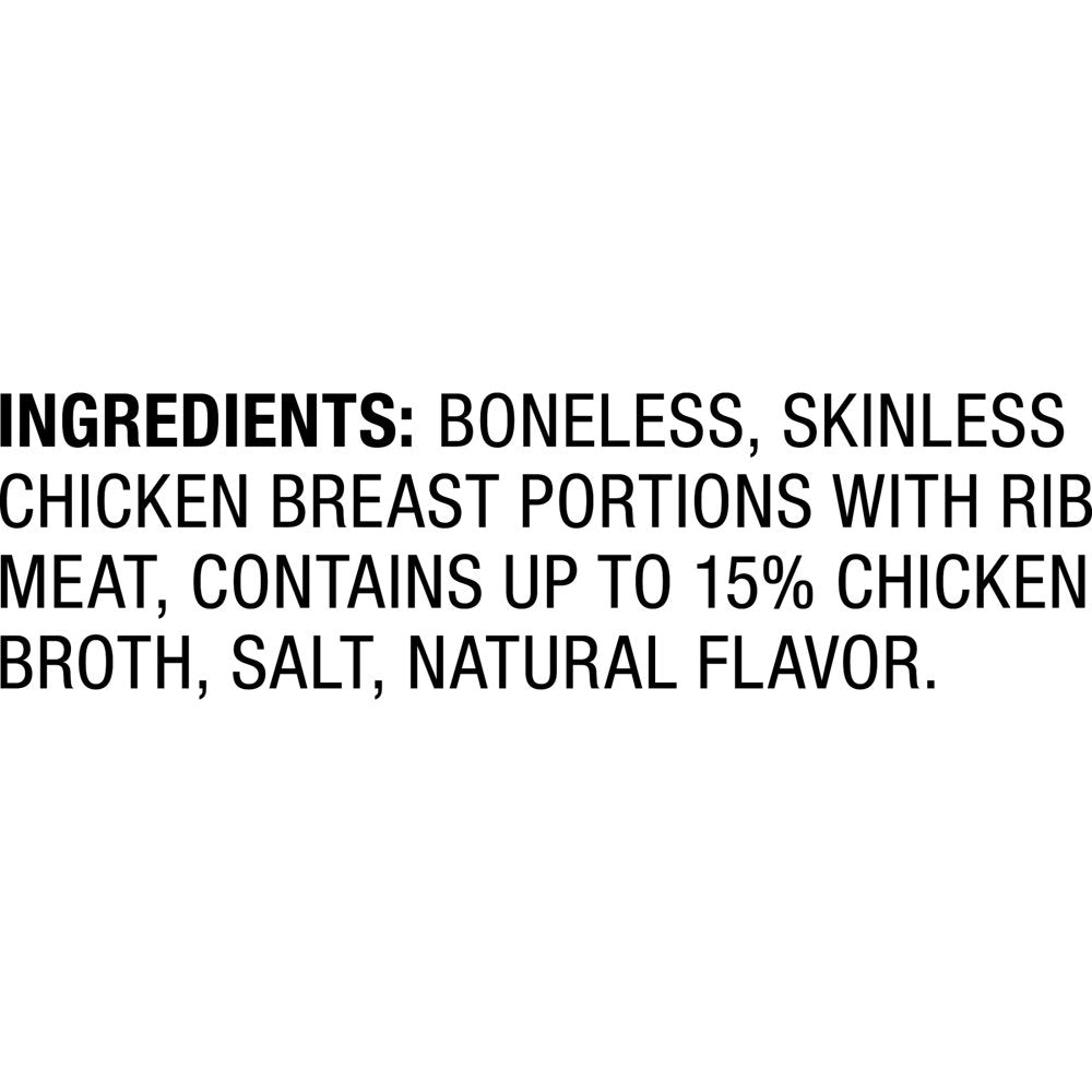 Great Value All Natural Boneless Skinless Chicken Breasts, 5 Lb (Frozen)