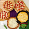 Teenage Mutant Ninja Turtles Mac Attack Pizza, Turtle Shell Pattern Crust, Cheddar Cheese Alfredo Sauce 19.35 Oz (Frozen)