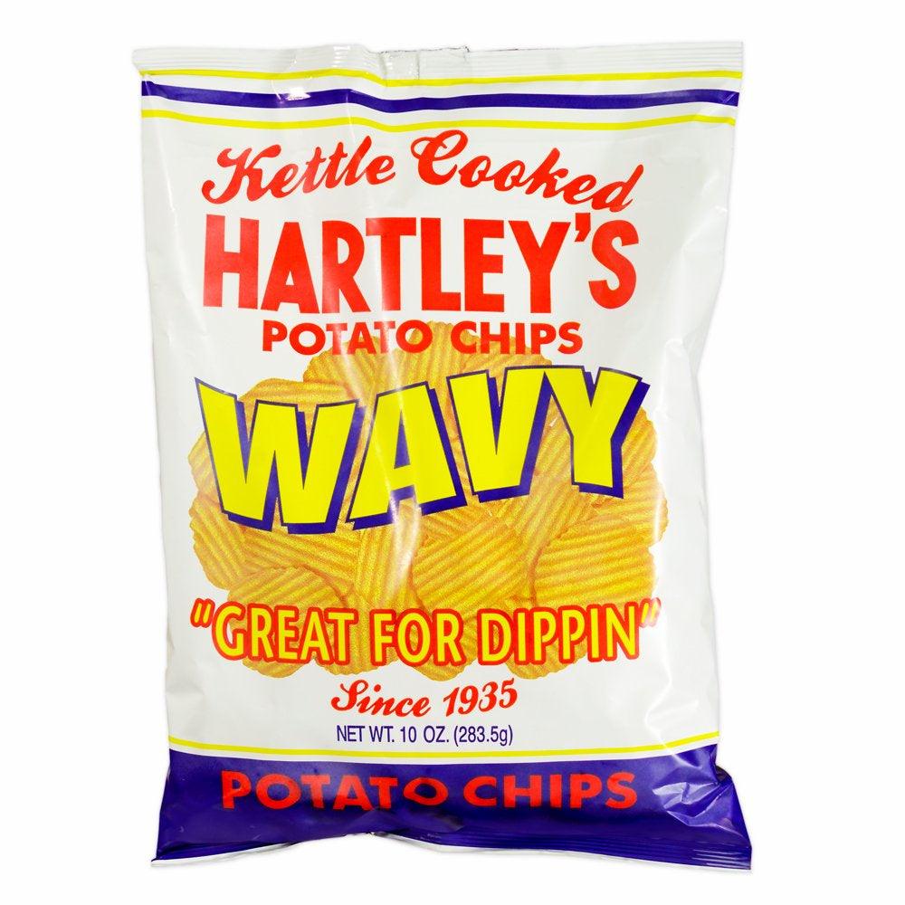 9 Oz. Hartley'S Kettle Cooked Wavy Potato Chips