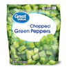 Great Value Chopped Green Peppers, 10 Oz (Frozen)