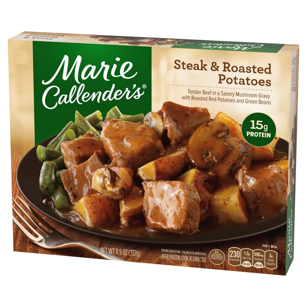 Marie Callender'S Steak & Roasted Potatoes, Frozen Meal, 11.9 Oz (Frozen)