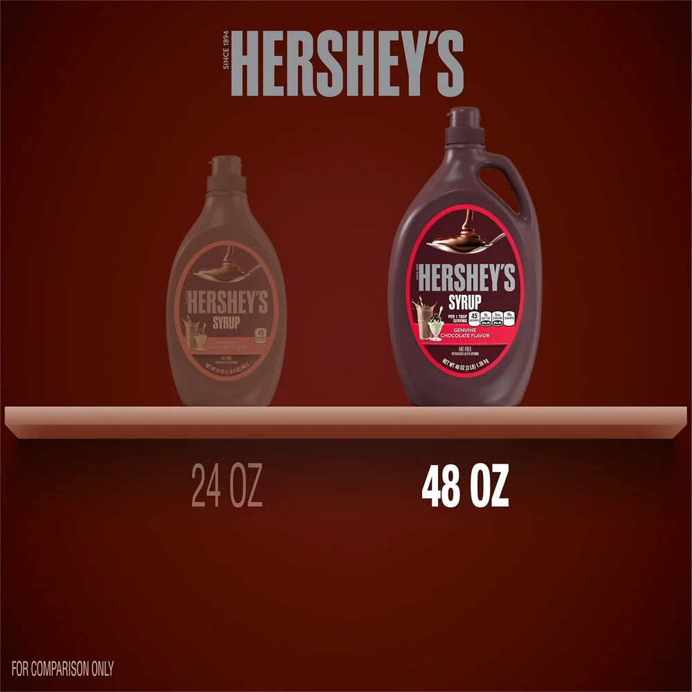 Hershey'S Chocolate Syrup, Bulk Bottle 48 Oz