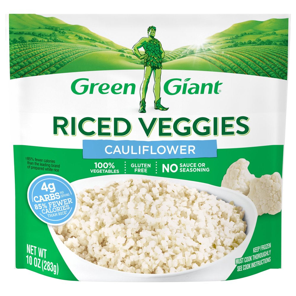 Green Giant Riced Veggies Cauliflower, Gluten Free, 10 Oz (Frozen)