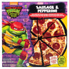 Teenage Mutant Ninja Turtles Sausage and Pepperoni Pizza, Marinara Sauce, 18.93 Oz (Frozen)