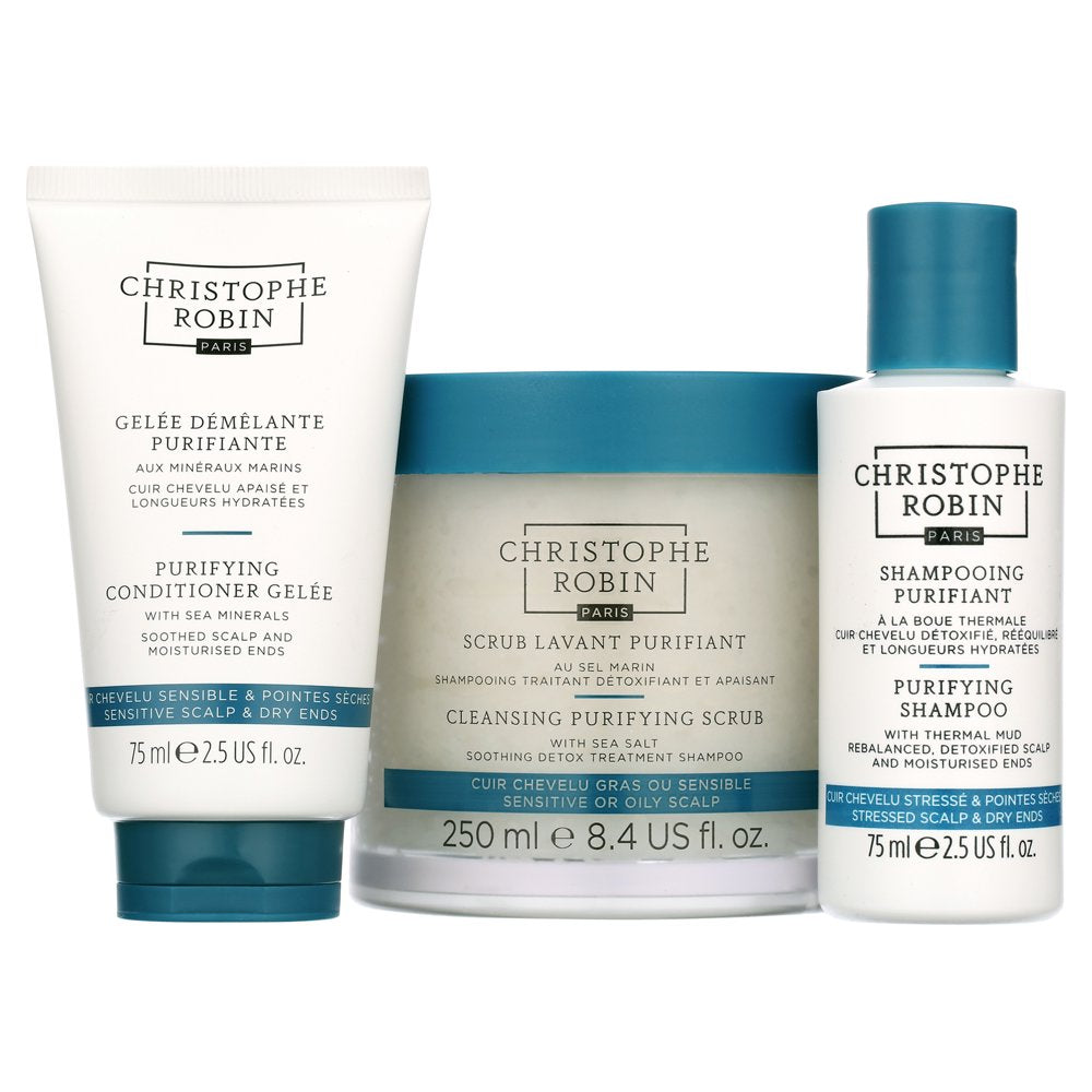 ($79 Value) Christophe Robin Hair Detox Ritual 3-Piece Gift Set