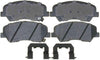 Acdelco 17D1593MH Brake Pad Set Fits 2016 Hyundai Accent