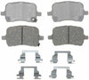 Advantage Ceramic Front Disc Brake Pad Set with Hardware 14D1160CH